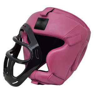 Nuevo Kudo Máscara de cara completa Protector de cabeza Armas de artes marciales Entrenamiento Karate Boxeo Servicio OEM Cuero de PU Color y tamaño personalizados - Product Image 6