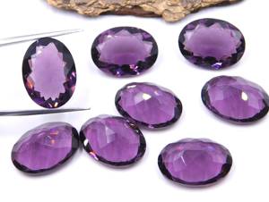 Hydro Amethyst Quartz Loose Gemstone Trendy <b>Cushion</b> Shape Faceted Cut Natural Bulk Sale OEM Welcome for Stone Jewelry Making - Product Image 4