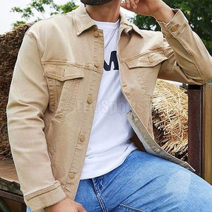 Chaqueta de invierno para hombre de alta calidad con corte moderno y tela suave, chaqueta de mezclilla para hombre, atuendos casuales. - Product Image 4
