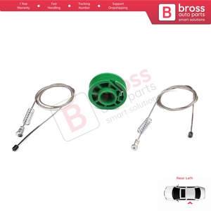 ชุดซ่อมมอเตอร์กระจกไฟฟ้า BWR5209 สำหรับประตูหลังซ้าย รุ่น A4 S4 RS4 B5 8D 8D2 8D5 ปี 1994-2002 แบบ 4/5 ประตู 8D0839461 - Product Image 4