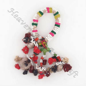Bracelets de vraies femmes multicolores Bracelet de perles tissées Bracelets indiens gitans antiques - Product Image 2