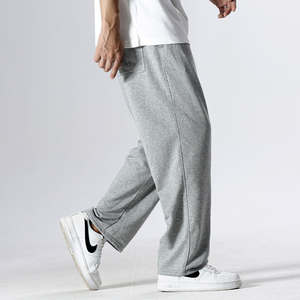 <b>Men's</b> Pants <b>Joggers</b> <b>Loose</b> Slim Fit Sport Trouser Washed Wide Leg Casual Trackpants Street Wear Elastic Waist Band <b>Jogger</b> Pants - Product Image 6