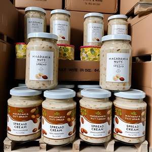 เนยถั่วแมคคาเดเมียธรรมชาติ100% ถั่วคั่วเป็นมิตรกับมังสวิรัติฉลากสะอาดไม่มีน้ำตาลเพิ่มจำนวนมาก - Product Image 2