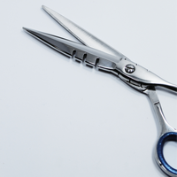 Ciseaux de barbier professionnels de haute qualité, finition polie en acier à haute teneur en carbone, emballage personnalisé, logo personnalisé, sur mesure