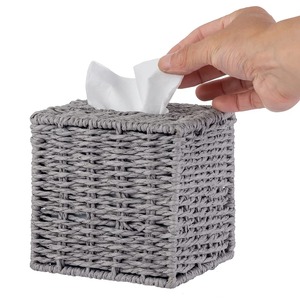 Dispensador de Papel Tisú con Fondo Abierto, Caja de Almacenamiento Hecha a Mano, Ecológica, Natural, Decoración para el Hogar, Venta al por Mayor desde Vietnam - Product Image 2
