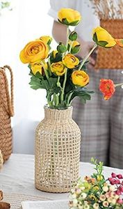 Elegant Rattan and Iron Planter Pot Display Rack for Home <b>Indoor</b> and Outdoor Use Floor Usage <b>Plant</b> <b>Stand</b> for Planting - Product Image 3