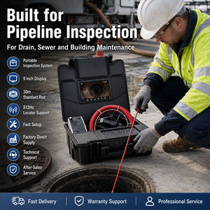 Cámara de Inspección de Tuberías de Alcantarillado Portátil WOPSON WPS A2 C23L, Cable de 50 m, Pantalla de 9 Pulgadas, Cámara de Drenaje IP68 con Localizador de 512 Hz - Product Image 6