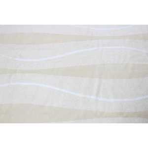 Tapis vintage 6,46 x 5 pieds, tapis turc, tapis en laine rayé blanc - Product Image 5