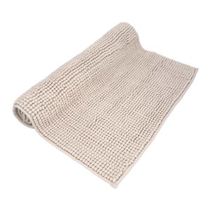 Tappetino da Bagno in Poliestere Chenille 50x80 cm Marrone. - Product Image 5