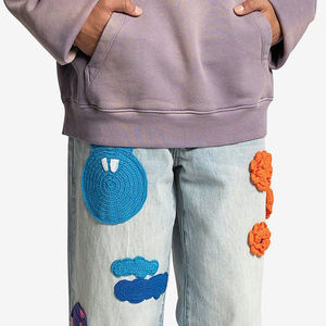 Venta al por mayor Sudadera con capucha desgastada Algodón puro impreso logotipo en relieve 3D patrón hombres y mujeres estilo - Product Image 6