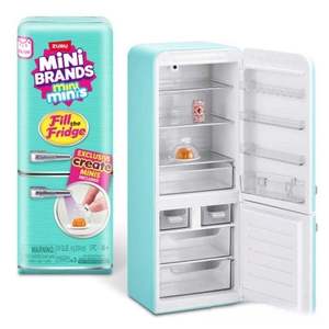Vente en gros d'articles originaux pour mini-frigos et ensembles de meubles miniatures en plastique, bleu/rose - Product Image 3