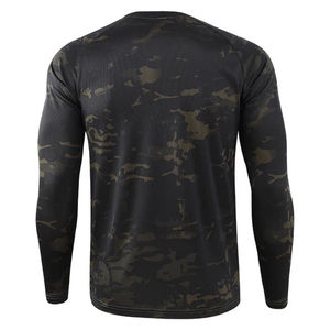 Chemise de chasse pour homme en polyester, respirante, imperméable, manches longues, camouflage Real Tree personnalisé, couche de base en gros avec service OEM - Product Image 6