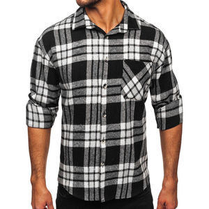 Camisa de Franela para Hombre, Tejido Rústico Cálido, Transpirable, Cómoda, Duradera, Corte Holgado para Uso Diario - Product Image 2