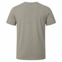 Kaos Pria Grosir Bahan Polyester Spandex Kerah Bulat Lengan Pendek Bernapas Menyerap Keringat Cepat Kering Polos