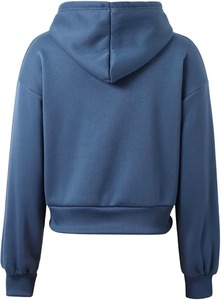 Sweat à capuche court coupe ajustée pour femmes Gym à Street Style Womens Workout Crop Hoodie avec capuche et fermeture éclair - Product Image 6