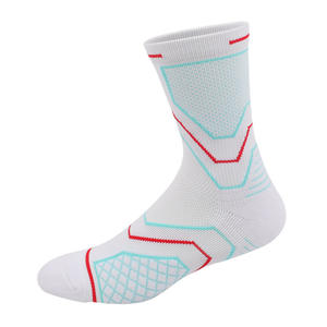 Chaussettes de sport de cyclisme MTB professionnelles respirantes Aero avec logo personnalisé imprimé, design de la manche et du corps, chaussettes d'automne - Product Image 2