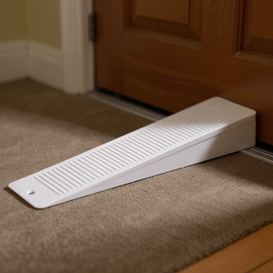 Cale de porte en plastique blanc 100 mm x 16 mm, lot de 10, bloqueur de courant d'air - Product Image 3