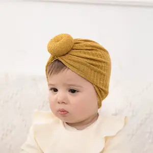 Wholesale girls hair accessories elastic kids turban baby headbands