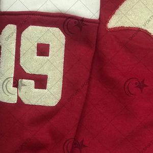 Nuevo estilo personalizado chenille parche sudadera unisex Universidad chenille carta pullover peso pesado polar cuello redondo - Product Image 4