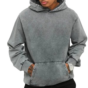 Sudaderas con Lavado Ácido 100% Algodón Hechas en Pakistán para Hombre, Básicos Cómodos, Todos los Colores, Gran Venta, Esencial para el Invierno en EE. UU. - Product Image 1
