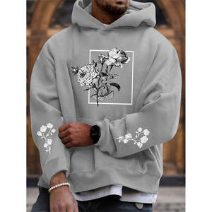 Sweat-shirts surdimensionnés pour hommes fabriqués au Pakistan, couleur marron, sweat-shirts surdimensionnés pour hommes, logo imprimé personnalisé, sweat-shirt décontracté pour hommes - Product Image 3