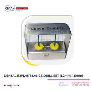High Quality 1.2 5.5 MM <b>Dental</b> <b>Drill</b> Kit with Short External Irrigation Twist <b>Drills</b> & <b>Accessories</b> German Manual - Product Image 5