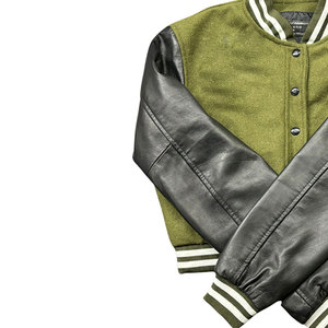 Chaquetas Versity de invierno de béisbol para hombres de calidad superior Precio barato Servicio OEM Recubierto de lona - Product Image 4