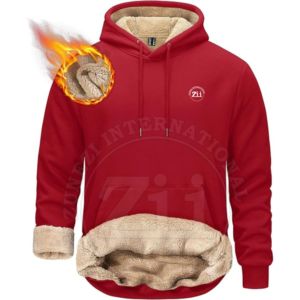 445gsm Chaquetas para hombres Sudaderas con capucha y sudaderas Ropa Liso Peso pesado Grueso Algodón Fleece 500 GSM Cremallera DTG Pullover - Product Image 1