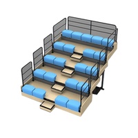 Graderías Retráctiles Automáticas JY-750, Sistema de Asientos Plegables Telescópicos para Estadios de Baloncesto y Centros Deportivos