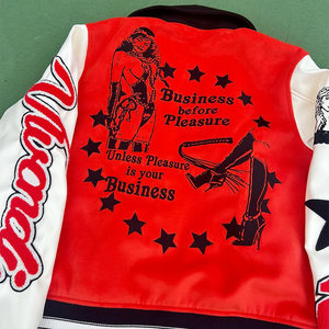 Veste de baseball en laine 100% OEM personnalisée unisexe université collège Letterman vestes universitaires pour hommes veste de baseball pour hommes collège - Product Image 4