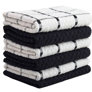 Toallas de cocina de secado rápido comprimidas tejidas de algodón Absorbente suave Ecológico para uso doméstico y hotelero - Product Image 1