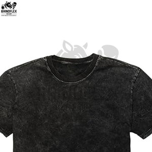 Camisetas de Hombre Estilo Nuevo, Talla Grande, Lavado Ácido, Tejido Resistente, Color Sólido, Diseño de Primera Calidad, Camisetas con Ribete Lavado Ácido - Product Image 6