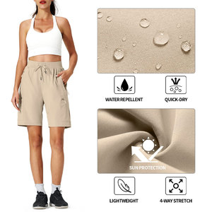 Ropa de calle transpirable Cargo Shorts para mujer Algodón Casual Cómodo Verano Pantalones cortos transpirables para mujer - Product Image 5