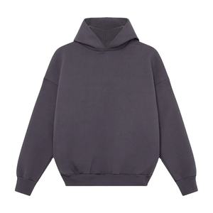 Sweat à capuche surdimensionné en molleton français de haute qualité, sweat à capuche unisexe, sweat à capuche pour homme, broderie en relief 3D, sweats à capuche personnalisés - Product Image 5