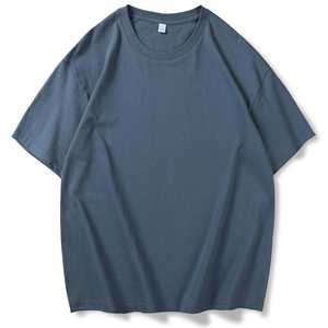 T-shirt personnalisé de haute qualité pour hommes et femmes, t-shirt vierge 100% coton, divers cols, t-shirt avec logo pour hommes - Product Image 3