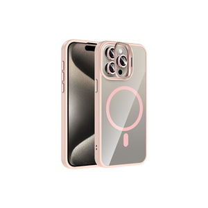 Coque arrière magnétique pour iPhone 15 Pro avec protection d'objectif et finition givrée - Série ATA Etro - Product Image 2