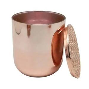 Taza Moscow Mule de Cobre Ecológica Premium, Hecha a Mano, de Doble Pared, con Tapa, Portátil para Uso en el Hogar o la Oficina - Product Image 2
