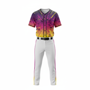 Uniforme de Béisbol Deportivo 2026, Ligero, de Malla Transpirable, de Secado Rápido, con Estampado Digital, Cuello en V, Pantalón, Número y Nombre del Equipo - Product Image 6
