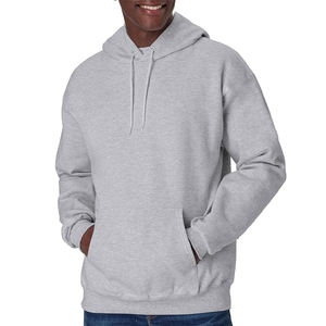 Sudadera con capucha para hombre de gran tamaño 100% algodón con logotipo personalizado cuadrado de alta calidad - Product Image 4