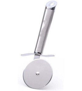 Coupe-pizza en acier et en bois Outil de service alimentaire pour la maison ou le restaurant Meilleur coupe-pâte pour la cuisine - Product Image 6