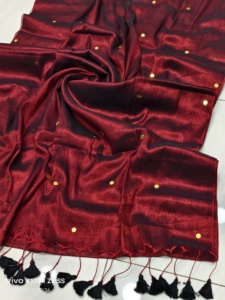 Tela de Algodón de Secado Rápido Ecológica GINI TISSU, Técnica de Tejido Ligero, Tinte Liso, 6.3 m de Ancho, 380 GRM, Vestido de Novia - Product Image 2