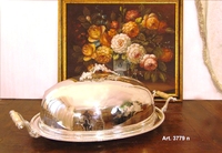Style Classique Traditionnel en Métal Argenté/Plaqué Argent Sheffield Pyrofile pour Grands Événements, Collection Famille Royale, Maisons et Restaurants
