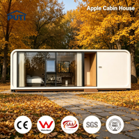 Maisonnette Apple Cabin de fabrication industrielle, Micro-maison moderne, Villa préfabriquée, Maison modulaire, Hôtel préfabriqué, Supermarché, Mini-maisonnette