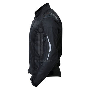 แจ็คเก็ต cardura มีซิปสำหรับผู้ชาย, แจ็คเก็ตคาร์ดูราลำลองสีทึบใหม่ฤดูหนาว - Product Image 3