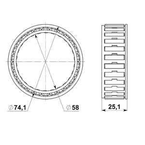 SGXX14 Sprag para Montacargas Industriales - Product Image 2