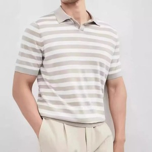 Europe et Amérique ins2026SummerPOLOMen's Jacquard Zipper Sports Polo Shirt - Product Image 4