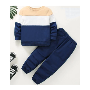 Nouveau Design vente en gros de haute qualité, ensemble de vêtements de jogging avec Logo personnalisé pour enfants, survêtements pour garçons à vendre - Product Image 5