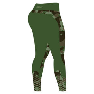 Vente en gros de leggings taille haute pour femmes avec logo personnalisé en spandex/polyester respirant pour emballage personnalisable - Product Image 4