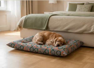 «Amistar Matelas pour animaux de compagnie de haute qualité 100x65 cm, lit universel classique en tissu Oxford pour chats de grande taille et chiens de taille moyenne» - Product Image 3