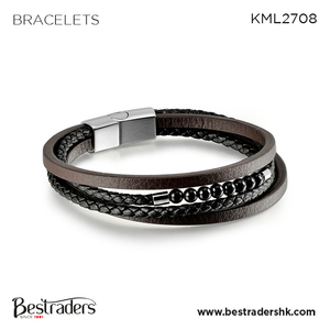 Expérience approfondie dans la fabrication de bracelets en cuir et perles de luxe pour hommes pour les acheteurs en gros - Product Image 2